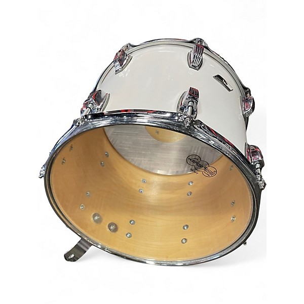 Used Ludwig 15in Marching Tom Alpine White Drum