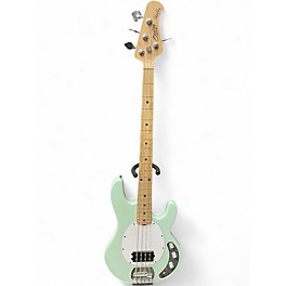 Used Sterling by Music Man STING RAY Surf Green Electric Bass Guitar