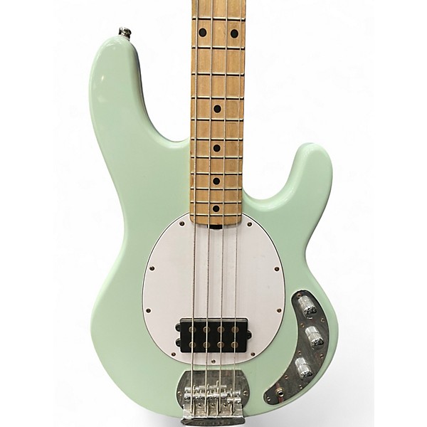 Used Sterling by Music Man STING RAY Surf Green Electric Bass Guitar