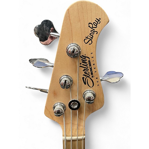 Used Sterling by Music Man STING RAY Surf Green Electric Bass Guitar