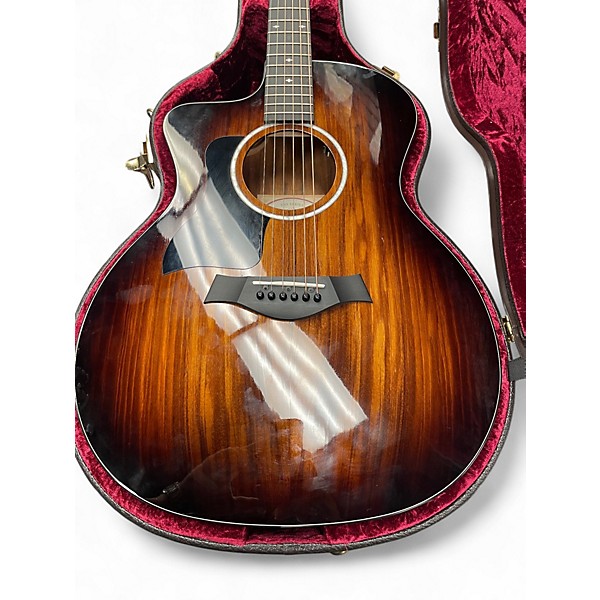 Used Taylor 224CEKDLX Mahogany Acoustic Electric Guitar