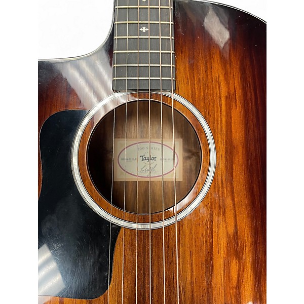 Used Taylor 224CEKDLX Mahogany Acoustic Electric Guitar