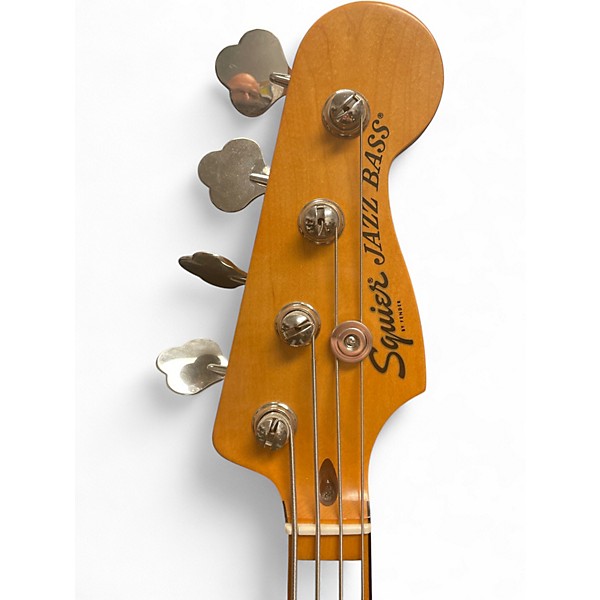 Used Squier Classic Vibe 70s Jazz Bass Black Electric Bass Guitar