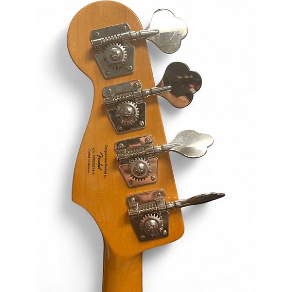 Used Squier Classic Vibe 70s Jazz Bass Black Electric Bass Guitar