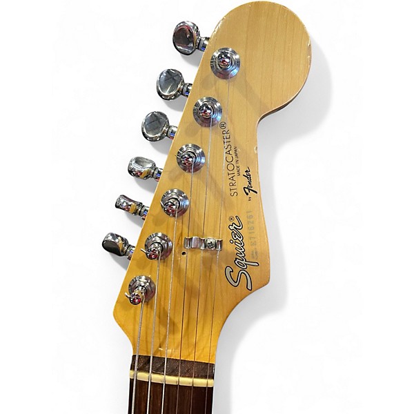 Used Squier E SERIES STRATOCASTER OCEAN TURQUOISE Solid Body Electric Guitar