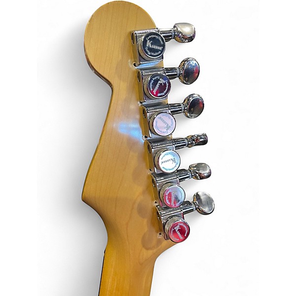 Used Squier E SERIES STRATOCASTER OCEAN TURQUOISE Solid Body Electric Guitar