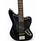 Used Squier JAGUAR SHORT SCALE BASS Black Electric Bass Guitar