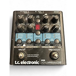 Used TC Electronic NOVA MODULATOR Effect Pedal