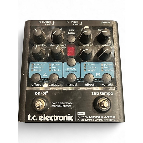 Used TC Electronic NOVA MODULATOR Effect Pedal
