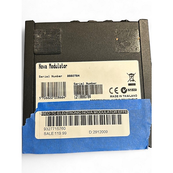 Used TC Electronic NOVA MODULATOR Effect Pedal