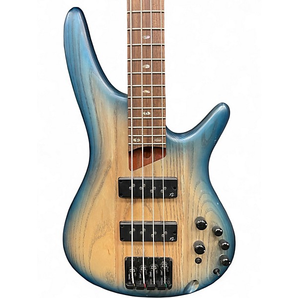 Used 2024 Ibanez SD600E Trans Blue Electric Bass Guitar