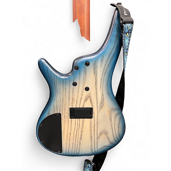 Used 2024 Ibanez SD600E Trans Blue Electric Bass Guitar