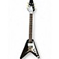 Used 2024 Epiphone Flying V Black Solid Body Electric Guitar thumbnail