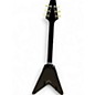 Used 2024 Epiphone Flying V Black Solid Body Electric Guitar