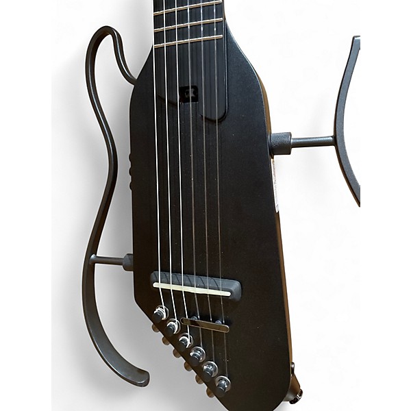 Used Donner HUSH-C BLACK Classical Acoustic Electric Guitar