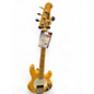 Used Sterling by Music Man Sub 4 Yellow Electric Bass Guitar