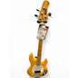 Used Sterling by Music Man Sub 4 Yellow Electric Bass Guitar