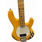 Used Sterling by Music Man Sub 4 Yellow Electric Bass Guitar