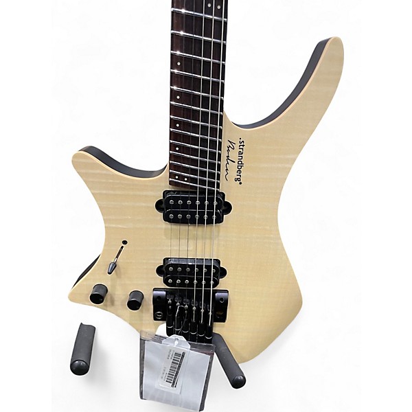 Used strandberg Boden 6 Standard Flame Top Left-Handed Natural Electric Guitar