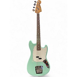 Used Squier Classic Vibe 60s Mustang BASS Surf Green Electric Bass Guitar