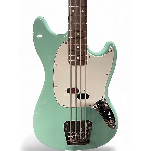 Used Squier Classic Vibe 60s Mustang BASS Surf Green Electric Bass Guitar