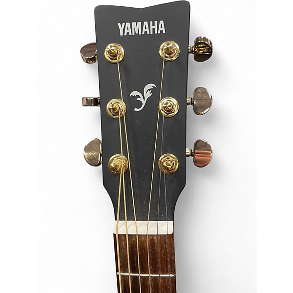 Used Yamaha FX335C Black Acoustic Electric Guitar