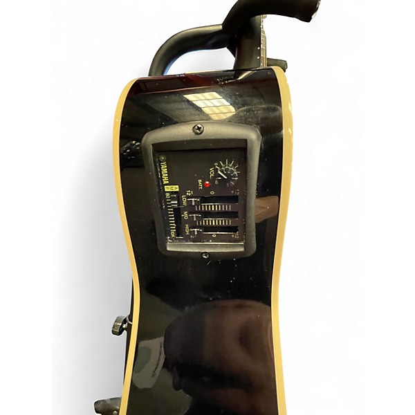 Used Yamaha FX335C Black Acoustic Electric Guitar