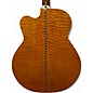Used Michael Kelly QAB2QAM Trans Amber Acoustic Bass Guitar