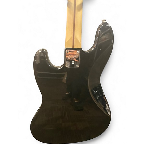 Used Squier Affinity Jazz Bass Black Electric Bass Guitar