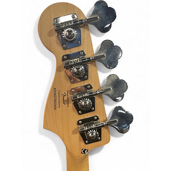 Used Squier Affinity Jazz Bass Black Electric Bass Guitar