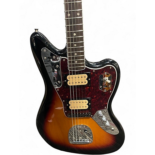 Used 2023 Fender Kurt Cobain Signature Jaguar NOS 3 Color Sunburst Solid Body Electric Guitar