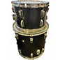 Used Ludwig 3 Piece drum kit black sparkle Drum Kit