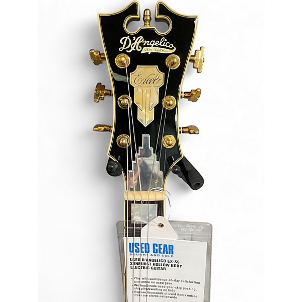 Used D'Angelico EX-SS Sunburst Hollow Body Electric Guitar