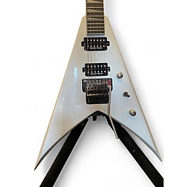 Used Jackson KING V PRO KV Chrome Silver Solid Body Electric Guitar