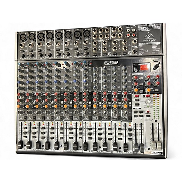 Used Behringer Xenyx X2222USB Powered Mixer