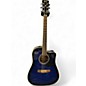 Used Ibanez PF15ECE-TBS Blue Burst Acoustic Electric Guitar thumbnail