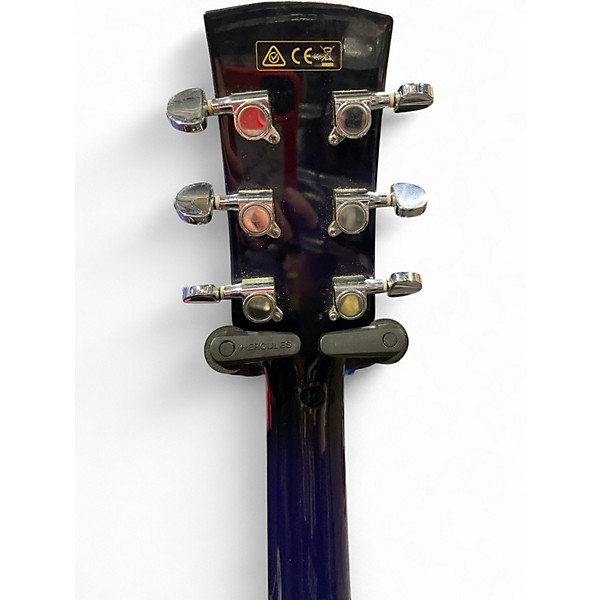 Used Ibanez PF15ECE-TBS Blue Burst Acoustic Electric Guitar