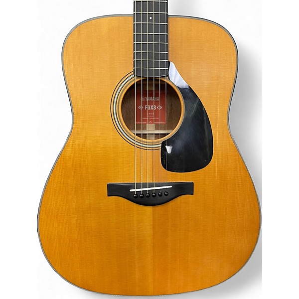 Used Yamaha FGX3 Natural Acoustic Electric Guitar