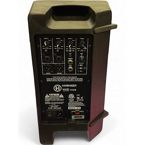 Used Harbinger v2308 Powered Speaker