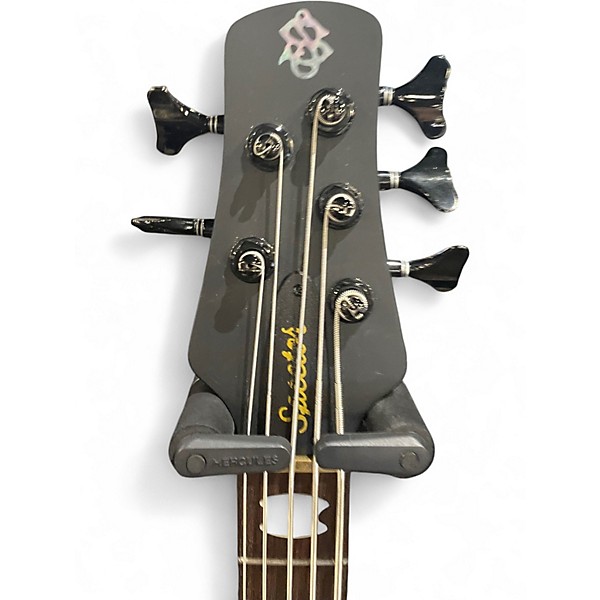 Used Spector Euro 5LX Left Handed Trans Black Stain Matte Electric Bass Guitar