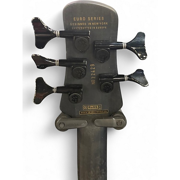 Used Spector Euro 5LX Left Handed Trans Black Stain Matte Electric Bass Guitar