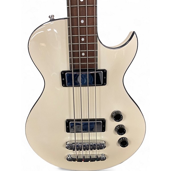 Vintage 2010s Ibanez ARTB100 Alpine White Electric Bass Guitar