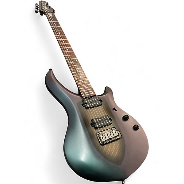 Used Sterling by Music Man JOHN PETRUCCI MAJESTY Trans Black Solid Body Electric Guitar