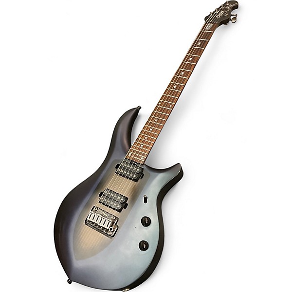 Used Sterling by Music Man JOHN PETRUCCI MAJESTY Trans Black Solid Body Electric Guitar