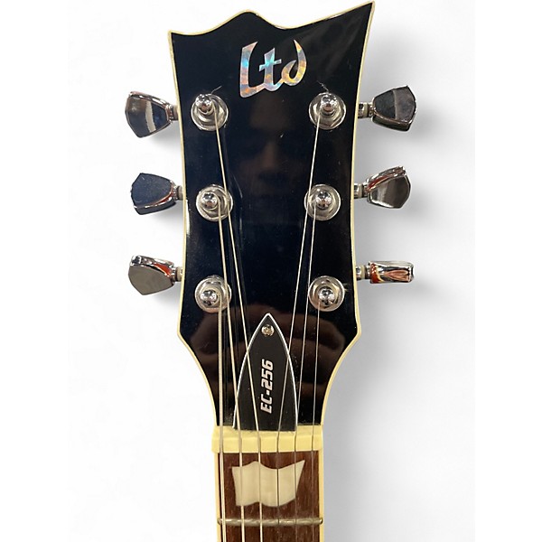 Used ESP LTD EC256FM Trans Orange Solid Body Electric Guitar