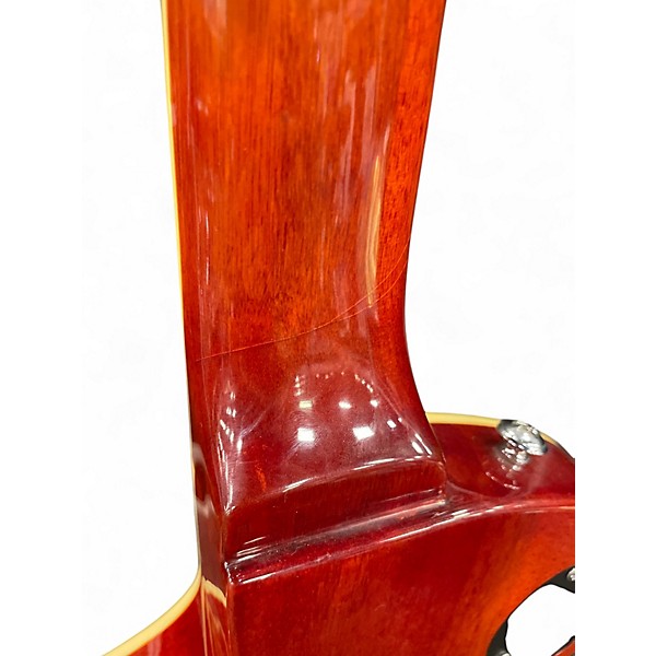 Used ESP LTD EC256FM Trans Orange Solid Body Electric Guitar