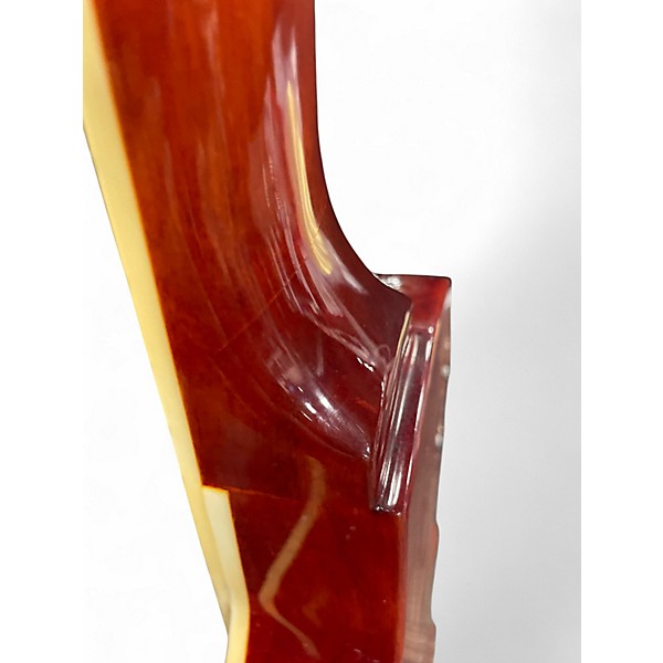 Used ESP LTD EC256FM Trans Orange Solid Body Electric Guitar