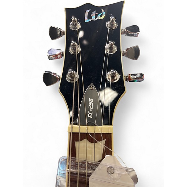 Used ESP LTD EC256FM Trans Orange Solid Body Electric Guitar