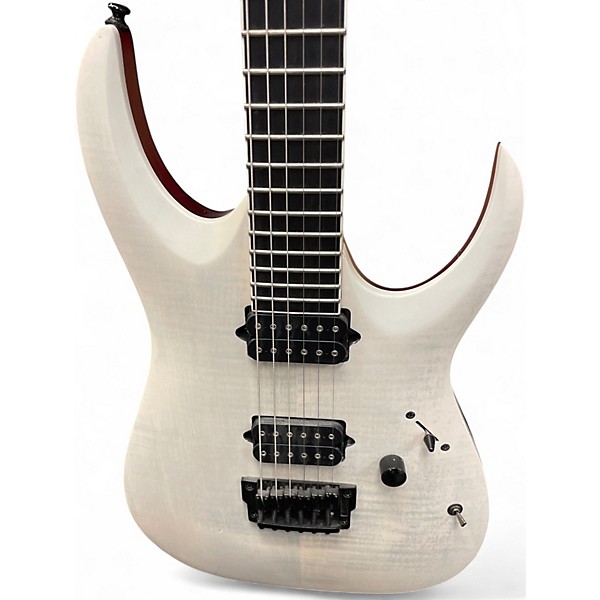 Used Ibanez RGAIX6FM White Solid Body Electric Guitar