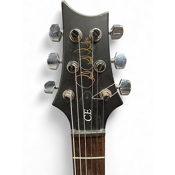 Used PRS CE24 Silver Solid Body Electric Guitar